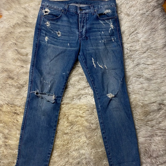 Ksubi Van Winkle Torn Distressed Denim - Picture 2 of 7